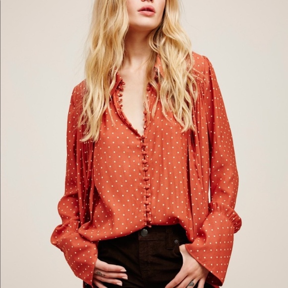 Free People Tops - NWOT Free People Modern Muse Blouse